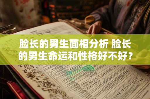 脸长的男生面相分析 脸长的男生命运和性格好不好？