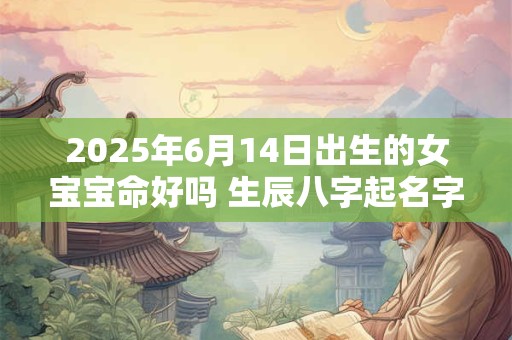 2025年6月14日出生的女宝宝命好吗 生辰八字起名字