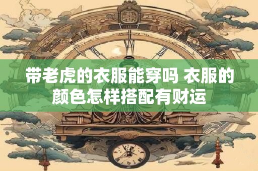 带老虎的衣服能穿吗 衣服的颜色怎样搭配有财运