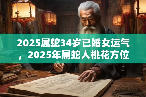 2025属蛇34岁已婚女运气，2025年属蛇人桃花方位