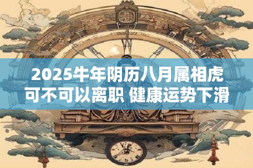 2025牛年阴历八月属相虎可不可以离职 健康运势下滑