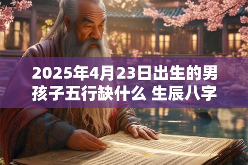 2025年4月23日出生的男孩子五行缺什么 生辰八字高分取名