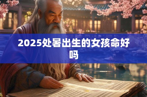 2025处暑出生的女孩命好吗