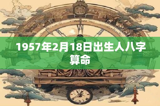 1957年2月18日出生人八字算命