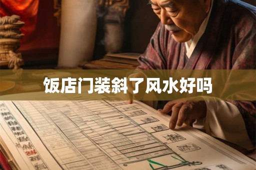 饭店门装斜了风水好吗