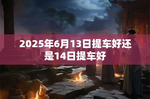 2025年6月13日提车好还是14日提车好