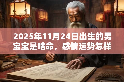 2025年11月24日出生的男宝宝是啥命，感情运势怎样？