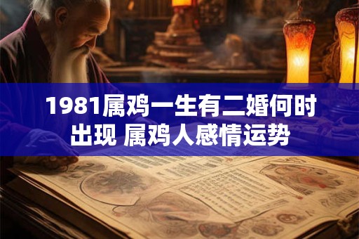 1981属鸡一生有二婚何时出现 属鸡人感情运势