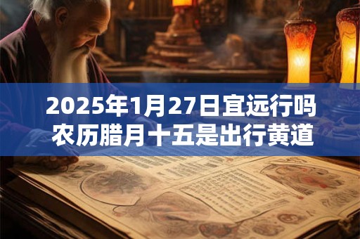 2025年1月27日宜远行吗 农历腊月十五是出行黄道吉日吗