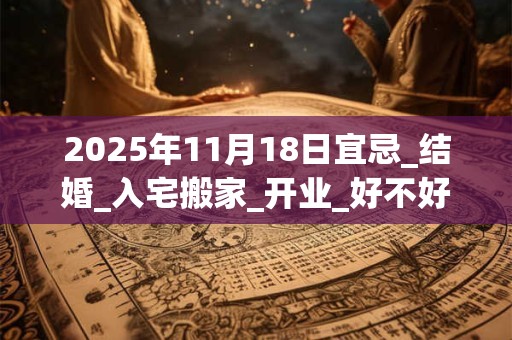 2025年11月18日宜忌_结婚_入宅搬家_开业_好不好？