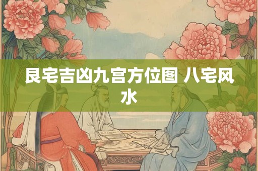 艮宅吉凶九宫方位图 八宅风水