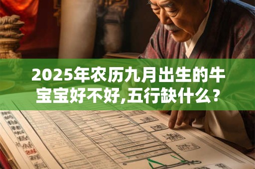 2025年农历九月出生的牛宝宝好不好,五行缺什么？