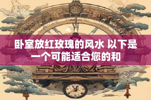 卧室放红玫瑰的风水 以下是一个可能适合您的和