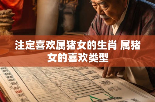 注定喜欢属猪女的生肖 属猪女的喜欢类型