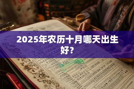 2025年农历十月哪天出生好？