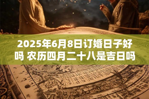 2025年6月8日订婚日子好吗 农历四月二十八是吉日吗