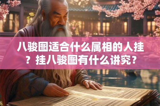 八骏图适合什么属相的人挂？挂八骏图有什么讲究？