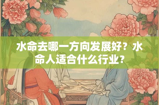 水命去哪一方向发展好?水命人适合什么行业? 水命去哪一方向发展好?水命人适合什么行业?
