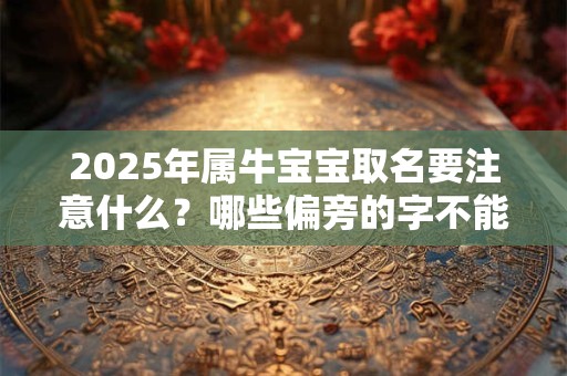 2025年属牛宝宝取名要注意什么？哪些偏旁的字不能用？