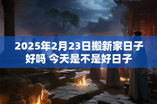 2025年2月23日搬新家日子好吗 今天是不是好日子