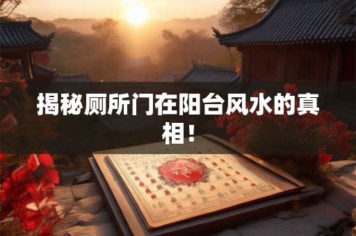揭秘厕所门在阳台风水的真相！