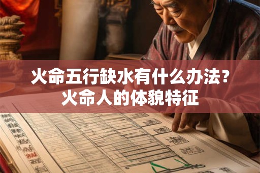 火命五行缺水有什么办法？火命人的体貌特征