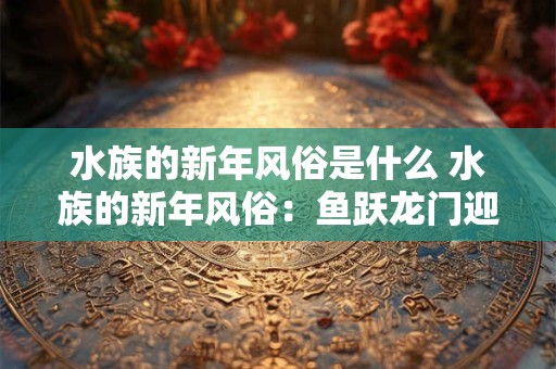 水族的新年风俗是什么 水族的新年风俗：鱼跃龙门迎好运