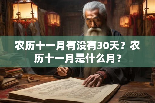 农历十一月有没有30天？农历十一月是什么月？