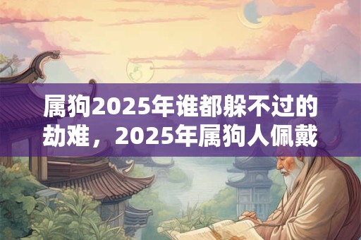 属狗2025年谁都躲不过的劫难，2025年属狗人佩戴什么最好？