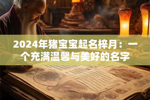 2024年猪宝宝起名梓月：一个充满温馨与美好的名字