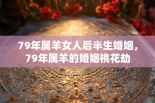 79年属羊女人后半生婚姻,79年属羊的婚姻桃花劫 79年属羊女人后半生婚姻,79年属羊的婚姻桃花劫