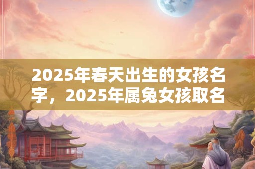 2025年春天出生的女孩名字，2025年属兔女孩取名最佳字