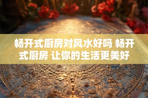 畅开式厨房对风水好吗 畅开式厨房 让你的生活更美好！