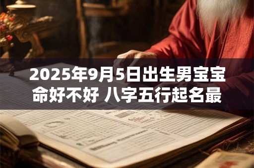 2025年9月5日出生男宝宝命好不好 八字五行起名最全款