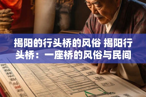 揭阳的行头桥的风俗 揭阳行头桥：一座桥的风俗与民间传说
