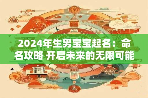 2024年生男宝宝起名：命名攻略 开启未来的无限可能