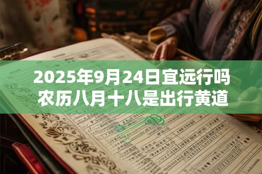 2025年9月24日宜远行吗 农历八月十八是出行黄道吉日吗