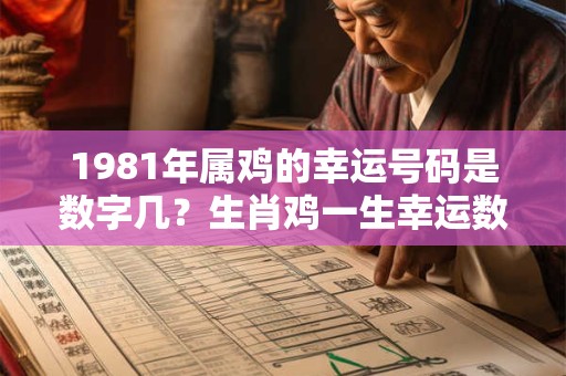 1981年属鸡的幸运号码是数字几？生肖鸡一生幸运数字详解