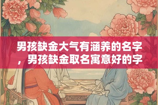 男孩缺金大气有涵养的名字，男孩缺金取名寓意好的字