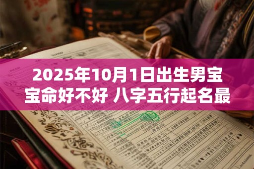 2025年10月1日出生男宝宝命好不好 八字五行起名最全款