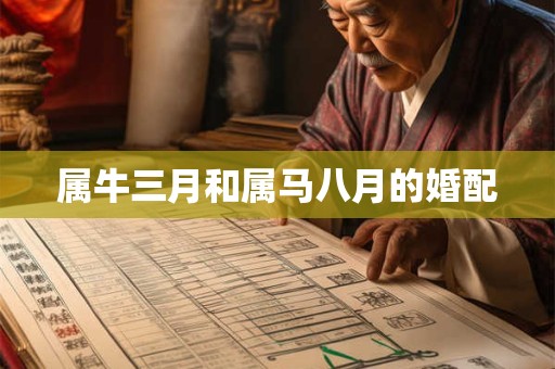 属牛三月和属马八月的婚配