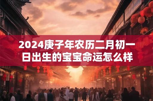 2024庚子年农历二月初一日出生的宝宝命运怎么样
