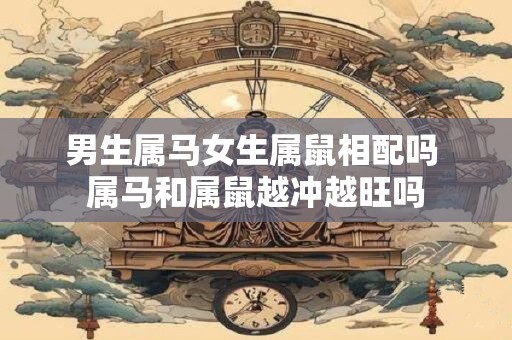 男生属马女生属鼠相配吗 属马和属鼠越冲越旺吗