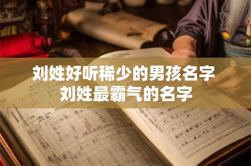 刘姓好听稀少的男孩名字 刘姓最霸气的名字