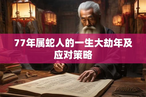 77年属蛇人的一生大劫年及应对策略