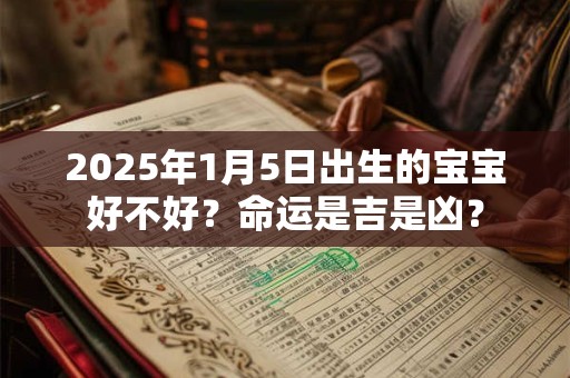 2025年1月5日出生的宝宝好不好？命运是吉是凶？