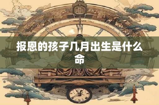报恩的孩子几月出生是什么命