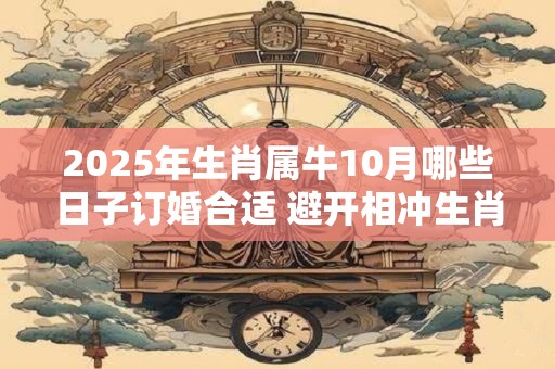 2025年生肖属牛10月哪些日子订婚合适 避开相冲生肖