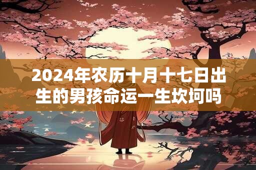 2024年农历十月十七日出生的男孩命运一生坎坷吗