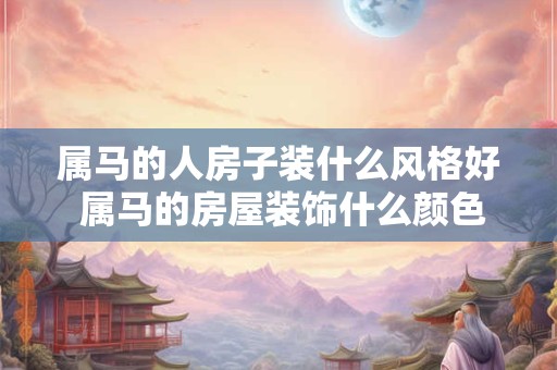 属马的人房子装什么风格好 属马的房屋装饰什么颜色好